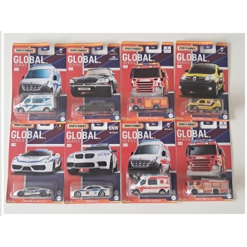 Matchbox 1:64 Zestaw Best of Global Case B - 8 szt